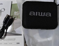 aiwa爱华AH-17小金砖【支持插U盘TF卡】蓝牙音箱手提便携无线环绕立体音家用桌面户外音响播放器防水黑 实拍图