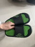 回力运动拖鞋男浴室内户外不易滑厚底凉拖鞋HL39391黑绿色43-44码 实拍图