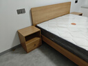 全友家居 北欧原木风次卧室单人床1.5米2米现代简约板式家用大床家具 实拍图