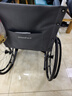 鱼跃(yuwell)轮椅车H051折叠老人轻便旅行手推车钢管免充气胎代步车 实拍图