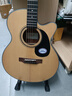 萨伽（SAGA）吉他sf600民谣初学入门男女萨迦木吉他jita萨嘎乐器 41英寸SF600C原木色D桶缺角 实拍图
