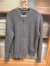 优衣库合作款男装女装圆领针织开衫长袖毛衣毛衫外套25新款479731 04 烟灰色 S /165/84A 实拍图