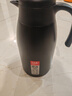 炊大皇保温壶304不锈钢家用大容量防滑底保温壶 雅黑 2.2L 实拍图