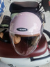 野马（YEMA）3C认证A类611S摩托车头盔男女冬季个性复古巡航骑行电动车安全帽 四季通用 樱桃粉配透长镜+防雾贴 实拍图