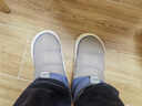 真维斯（Jeanswest）雪地靴男鞋冬季加绒保暖男靴子休闲厚棉鞋子 灰蓝加绒 40-41 实拍图