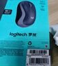 罗技（Logitech）M221 轻音鼠标 无线鼠标 办公鼠标 对称鼠标 带无线微型接收器 雾霭蓝 实拍图