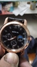 正品男士手表高档休闲石英表简约气质男表皮带高颜值罗马时尚腕表 军团款 实拍图
