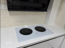 美的电磁灶家用双灶嵌入式电磁炉双头灶 3500w大功率凹面电磁灶双灶家用电磁炉电陶炉嵌入式电池炉灶 【双头电磁|滑控款】浅灰色-DZ35CC07P 实拍图
