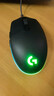 罗技（G）G102第二代游戏鼠标 RGB流光灯效鼠标 轻量化  游戏级8000DPI传感器 黑色 200-8000DPI 实拍图