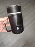 新款玻璃杯商务防爆把手大容量手柄办公室泡茶水杯防摔男女杯子 活动商务黑【两款随机发】 500ml 实拍图