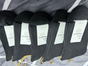 新疆棉袜子女士抽条春秋厚款中筒袜吸汗防臭100%纯棉双针耐磨女袜 女双针长袜【黑色】 5双 均码 实拍图
