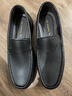 红蜻蜓真皮皮鞋一脚蹬休闲套脚商务皮鞋男软底男士爸爸鞋WTA30612黑色40 实拍图