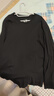 京东京造【奢华100支】长袖t恤男高端打底衫25秋季新品衣服 耀夜黑 3XL 实拍图