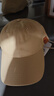 回力大头围棒球帽子男士潮流鸭舌帽女纯色休闲户外运动遮阳四季太阳帽 卡其 L 【59-65cm】加大加深适合大头围 实拍图
