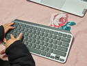 罗技（Logitech）大师系列MX Keys Mini无线蓝牙键盘充电办公ipad键盘Mac 薄膜迷你妙控键盘智能背光type-c双模跨屏 石墨黑商用版（带Bolt接收器） 实拍图