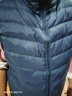 鸭鸭（YAYA）反季冬装羽绒马甲男女轻薄款修身短款保暖运动休闲冬季外套KXM 藏青色 XL （男女款） 实拍图