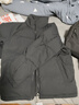 京东京造羽绒服男女情侣同款真鸭绒冬季外套面包服轻松羽绒 黑色 S 实拍图
