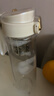 富光一键弹盖磁弹泡茶杯Tritan材质茶水分离杯塑料水杯子白色720ml 实拍图