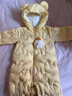 巴拉巴拉童装婴儿连体羽绒服轻薄羽绒服宝宝衣服2025冬装抱衣爬服男童女童 黄色雪人-白鸭绒 90 cm-充绒量47g 实拍图
