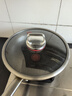 康巴赫 第六代炒锅不粘锅蜂窝锅抗菌不锈钢6代少油烟平底炒菜锅磁炉通用 【6代】不粘抗菌+蒸笼铲勺- 32cm 实拍图