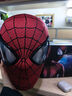 蜘蛛侠头套可动眼睛电动全自动面具头套玩偶纵横宇宙周边 超凡头套【戒指遥控】-电动亮眼-进口芯片-礼盒装 实拍图