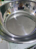 【不锈钢】和面盆厨房烘焙家用火锅盆洗菜打蛋汤锅盆醒面盆料理盆 32cm【热卖款】不锈钢 和面盆 实拍图