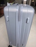 汉客行李箱男拉杆箱女登机箱镇店之宝双层拉链密码箱子旅行箱20英寸灰 实拍图