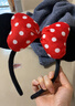 迪士尼（Disney）毛绒玩具正版发饰卡通女孩扮装饰品米奇老鼠生日礼物女 米妮发箍 实拍图