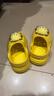 牧童儿童拖鞋夏男宝宝洞洞鞋软底女童卡通洗澡婴幼儿家居鞋奶狮黄150 实拍图
