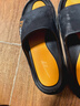 回力运动拖鞋男浴室内户外减震防滑厚底凉拖鞋HL39651黑黄色40-41码 实拍图