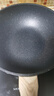 炊大皇炒锅不粘锅麦饭石色家用炒菜锅30cm电磁炉通用黑曜石C30JD1 实拍图
