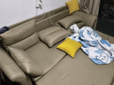 喜客邦客厅折叠沙发床三人卧室两用沙发床布艺欧式简易小户型多功能沙发 2.18米外径乳胶单面棉麻款 【浅卡其色】 实拍图