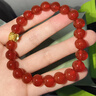 石玥珠宝精品8-9mm天然金发晶手串本命年转运珠手链男女士款 水晶玛瑙 实拍图