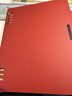 国誉(KOKUYO)一米新纯A5活页本办公笔记本子活页纸可替换附索引页 40张 红色 WSG-RUSP12R 实拍图
