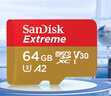 闪迪（SanDisk）64GB TF(MicroSD)内存卡 4K极速金卡A2 V30 U3行车记录仪 运动相机无人机 监控存储卡 读170MB/s 实拍图