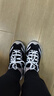 斯凯奇（Skechers）黑白金熊猫鞋秋男女同款情侣鞋时尚复古老爹鞋休闲运动鞋66666228 实拍图