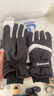 目丸保暖手套男女户外冬天骑行防寒风加绒厚触屏女防水冬季棉滑雪手套 4#黑米色 深度暖手套-女款 实拍图
