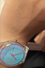 斯沃琪（Swatch）瑞士手表 无尽天蓝 节日礼物双日历男女学生时尚石英腕表 GE713 实拍图