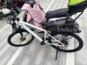 永久锂电池助力电动自行车禧玛诺变速超长续航山地车男女士双碟刹单车 F58-多彩白【10A油碟】26寸 实拍图