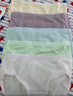 FitonTon5条装内裤女纯棉裆女士内裤抑菌中腰少女天气云朵系列L 实拍图