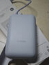 小米（MI）【3C认证】小米充电宝移动电源 10000  自带线双向快充口袋版 电源 灰蓝色可上飞机/火车 实拍图