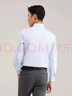 雅戈尔（YOUNGOR）长袖衬衫男DP免烫衬衫纯棉面料抗皱易打理新品 GLDP10171IFA浅蓝 40 实拍图