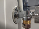 莱尔诗丹球阀角阀球形铜阀芯全开大流量三角阀燃气地暖热水器壁挂炉八字阀 实拍图