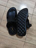 老人头（LAORENTOU）凉鞋男夏季头层牛皮透气沙滩百搭休闲鞋凉拖鞋男鞋子 10965 黑 41 实拍图