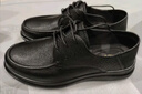 奥康（Aokang）商务休闲皮鞋羊皮软底舒适系带工作鞋 黑42码 实拍图