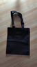 别颖帆布包手提帆布袋空白手绘学生单肩布袋广告袋会议袋环保购物袋 25*30黑色 实拍图
