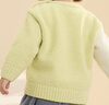 巴拉巴拉童装婴儿毛衣宝宝冬季打底衫儿童针织衫套头毛衫男童女童 柠檬黄30305 90 cm 实拍图