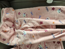 浪莎【法兰绒】儿童睡衣女童冬季加厚家居服中大童宝宝少女保暖套装 实拍图