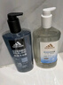 阿迪达斯 （adidas）男士沐浴露洗发水洗面奶三效合一 游泳去氯保湿 冰点热情套装1.2L 实拍图