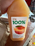 汇源100%桃混合果汁2000ml*1瓶2L尝鲜装家庭分享中秋送礼装量贩 实拍图